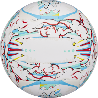 Спортна екипировка Wilson Tennis Graffiti Peace Volleyball Training Official Size and Weight Многоцветен | wv4008302xbof-wv4008302xbof, 5