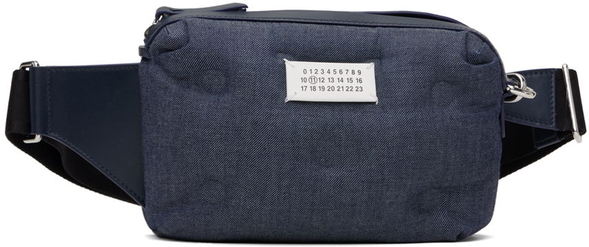 Чанта за кръста Maison Margiela Glam Slam Sport On Body Pouch Тъмно синьо | SB2WG0011 P6753, 0