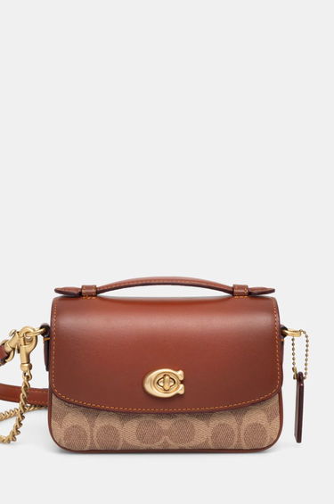 Чанта през рамо Coach Cassie Shoulder Bag Кафяво | CW566, 0