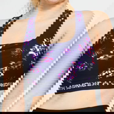 Сутиен Under Armour Crossback Mid Print Sports Bra Тъмно синьо | 1361042-410, 3