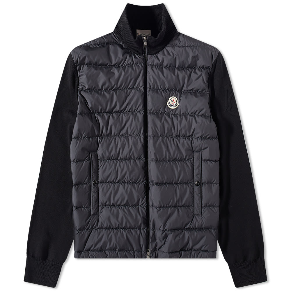 Яке Moncler Hooded Down Knit Jacket Черно | 9B000-07-M1115-999, 0