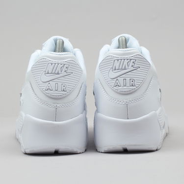 Кецове и обувки Nike Air Max 90 Leather "White" GS Бяло | 833412-100, 3