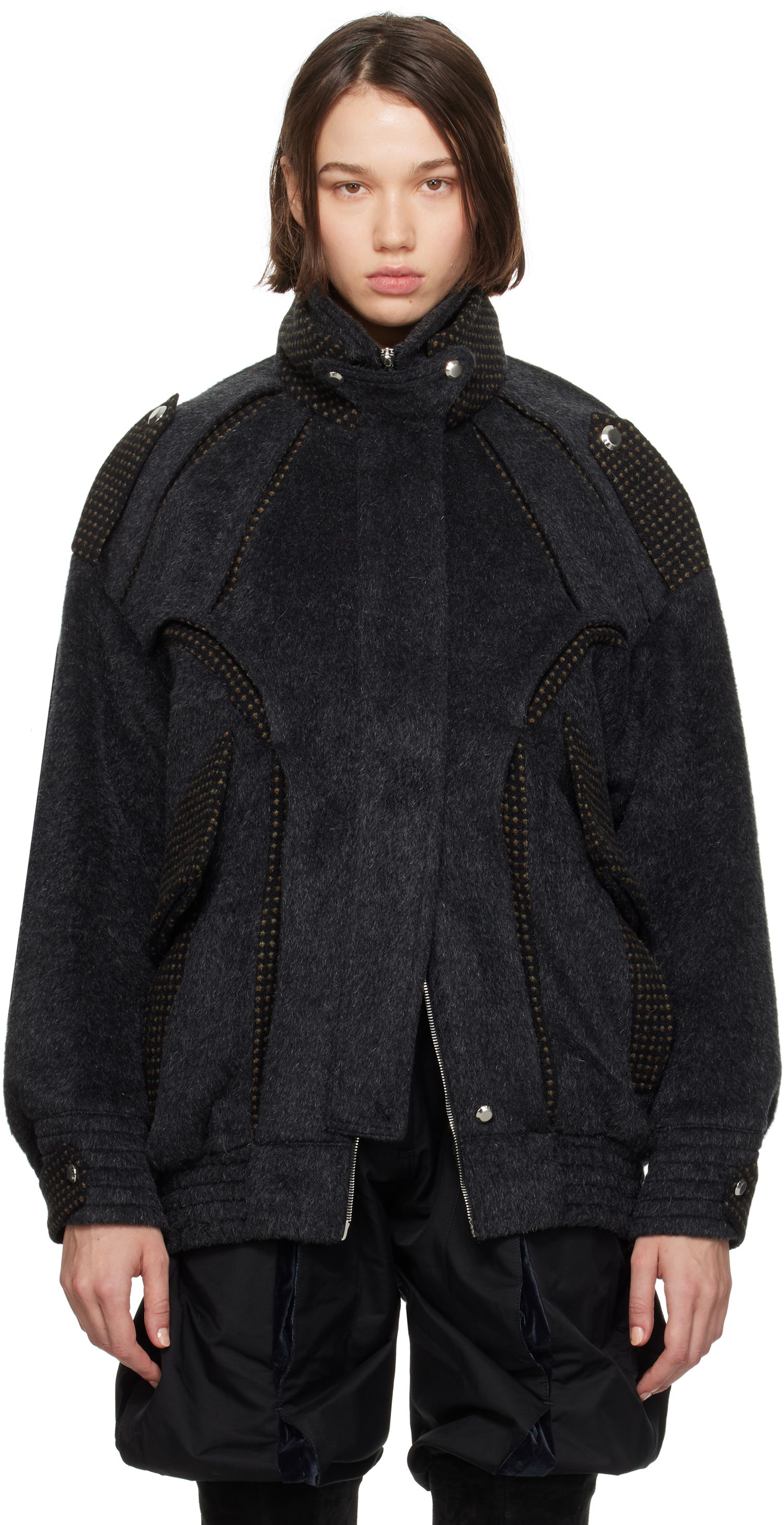 Яке KIKO KOSTADINOV Chasseur Jacket Черно | KKWAW24J05-23, 0