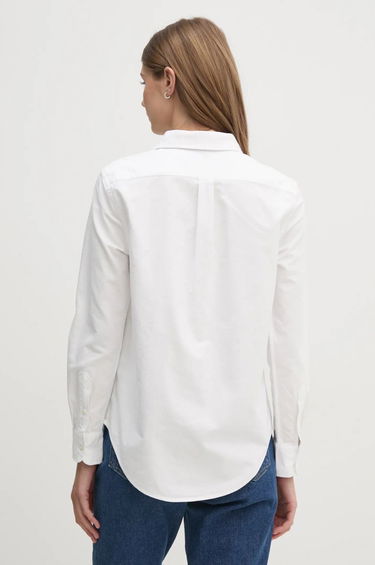 Риза Polo by Ralph Lauren Relaxed Fit Oxford Shirt by Polo Ralph Lauren Бяло | 211970736, 2