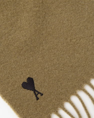 Шал AMI AMI de Coeur Wool Scarf Бежово | USF677.334-298, 1