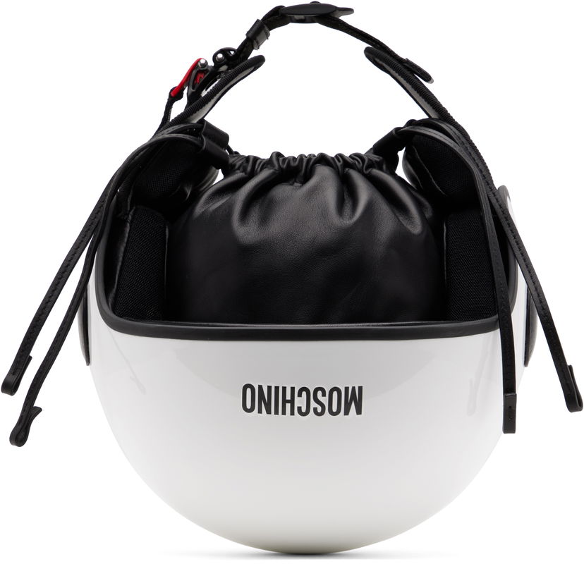 Дамска чанта Moschino Moschino Helmet Bag Бяло | MC4270PP0MOO100A