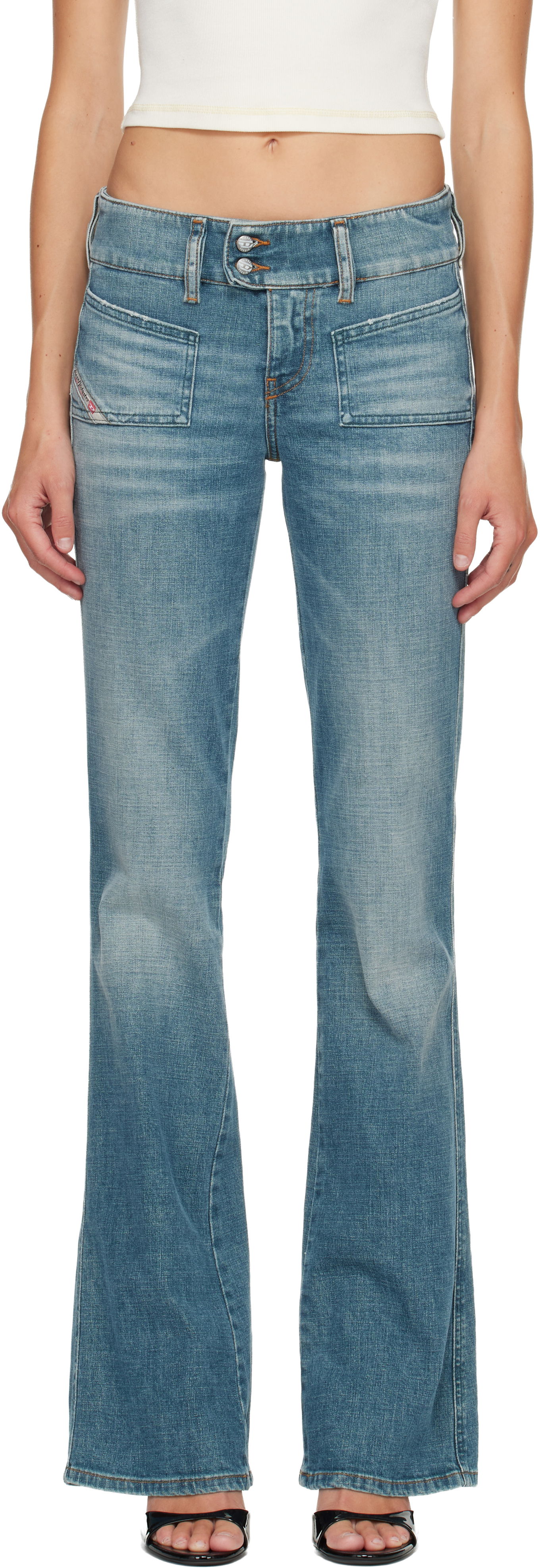 Дънки Diesel Bootcut D-Hush Jeans Синьо | A13820 09M58, 0