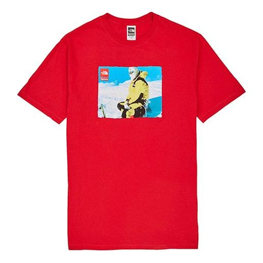 Тениска Supreme Photo Short Sleeve T-Shirt Червено | SUP-FW18-1023, 0