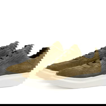Кецове и обувки Alexander McQueen Exaggerate Sole Suede Зелено | 807882-WIA50-2125, 2