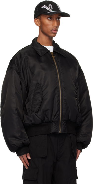 Яке бомбър We11done Collar Bomber Jacket Черно | WD-JP3-24-023-U-BK, 1