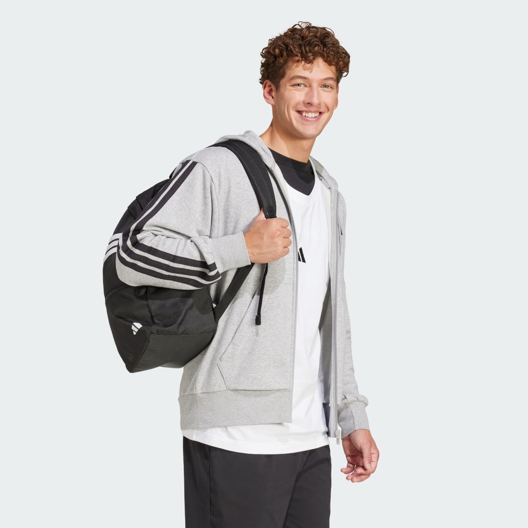 Суитчър adidas Performance Essentials Full-Zip Hoodie Сиво | JE6338, 1