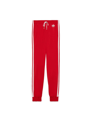 Спортни панталони Gucci adidas x Jersey Jogging Pant Червено | 721641 XJEGU 6480