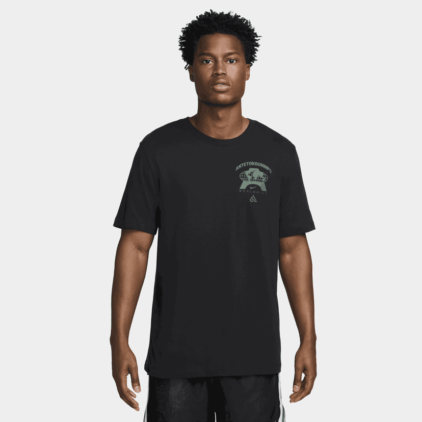 Тениска Nike M90 Giannis Черно | FV8408-010