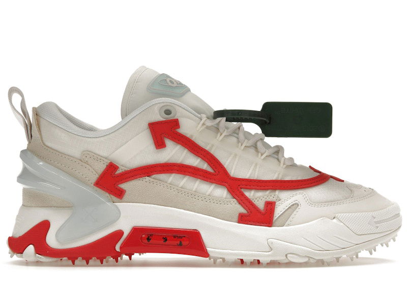 Кецове и обувки Off-White Odsy-2000 White Red Червено | OMIA190S23FAB0010125, 0