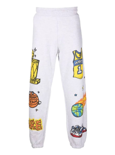 Спортни панталони MARKET Memorabilia Sweatpants Бяло | 395000527