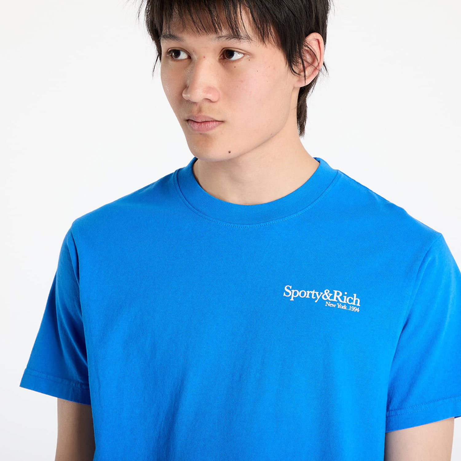 Тениска Sporty & Rich Sporty & Rich Health is Wealth T-Shirt Синьо | TO043622300BL67, 1