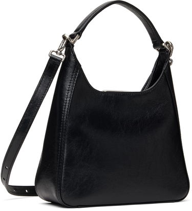 Чанта през рамо Balenciaga Small Black Leather Shoulder Bag Черно | 801928 2ABFJ, 2