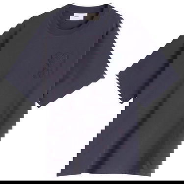 Тениска AMI AMI Paris Men's Woven Logo T-Shirt, Size Large Тъмно синьо | HTS055-726-4011, 0