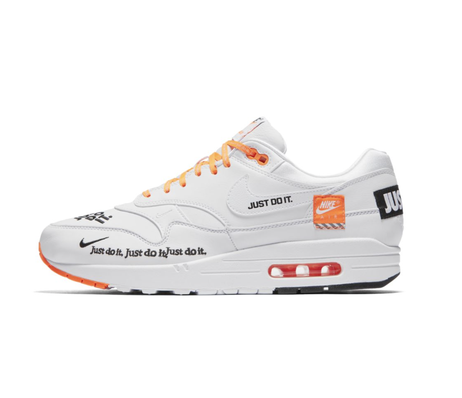 Кецове и обувки Nike Air Max 1 "Just Do It Pack - White" Бяло | AO1021-100, 0