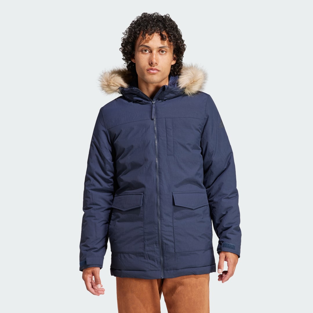 Парка adidas Performance Parka With Hood Синьо | IK0552, 0