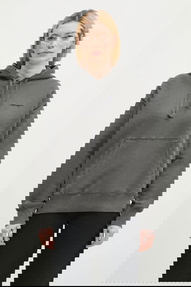 Суитчър Carhartt WIP Washed Hooded Lumo Sweat with Kangaroo Pocket Сиво | I034375.89GD, 0