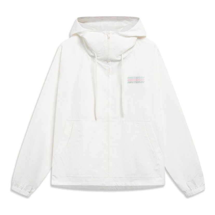 Ветровка Li-Ning Counterflow Triple Logo Windbreaker Бяло | AFDT521-2