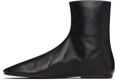 Кецове и обувки Dries Van Noten Dries Van Noten Leather Sock Boots Черно | 252-021709-112, 2
