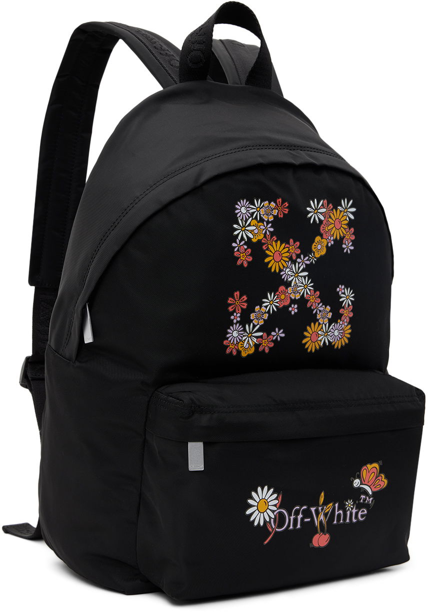 Раница Off-White Off-White Funny Flowers Backpack Черно | OGNB001S24FAB0011084, 1