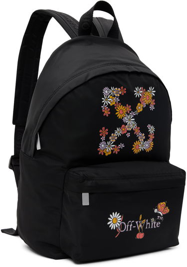 Раница Off-White Off-White Funny Flowers Backpack Черно | OGNB001S24FAB0011084, 1
