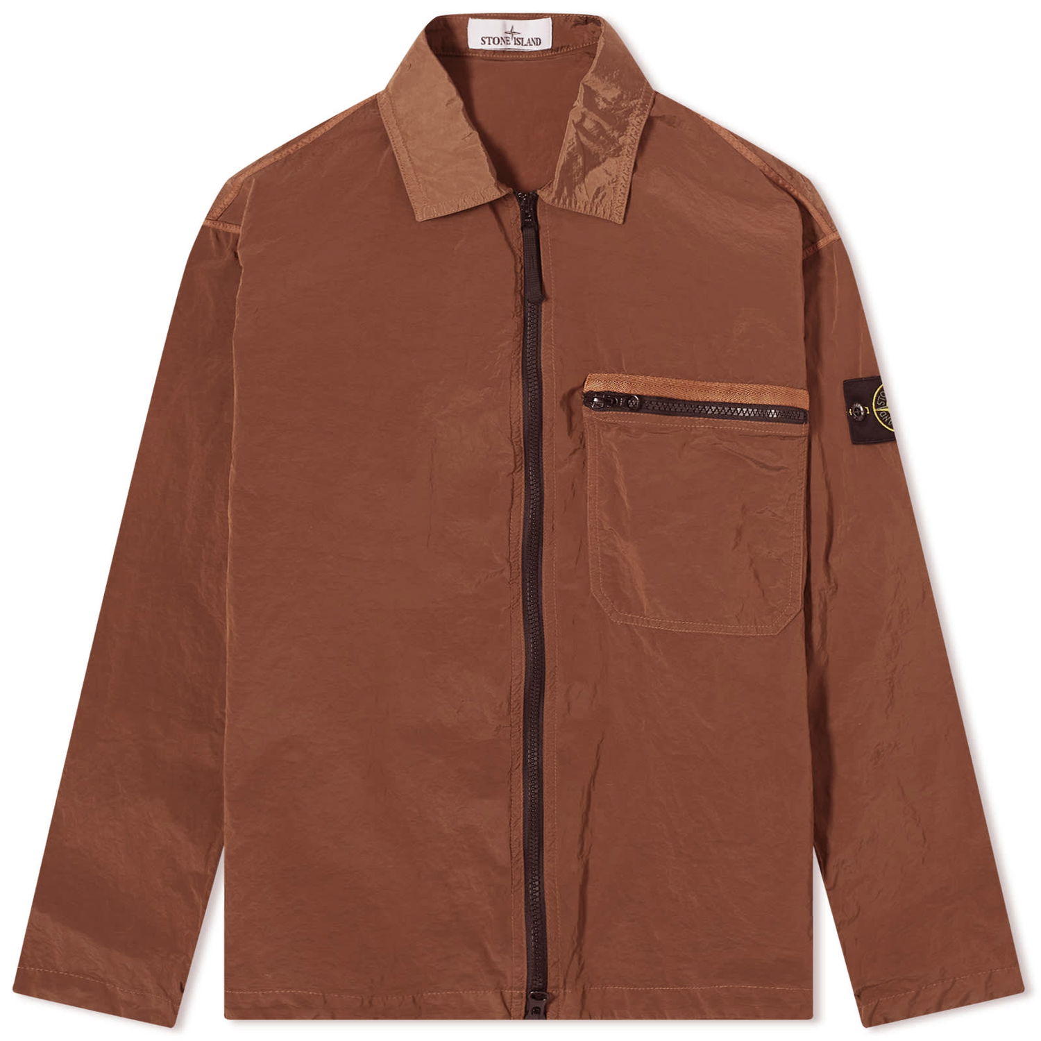 Яке Stone Island Nylon Metal Shirt Jacket Кафяво | 801511219-V0013, 0