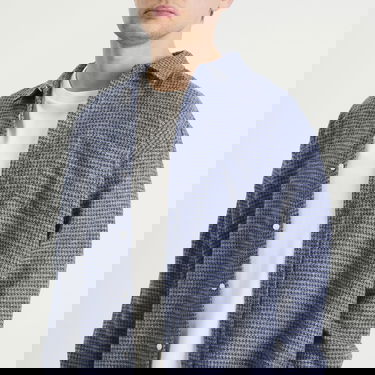 Риза Palmes Cotton Mouline Shirt Синьо | P30-0037-677, 5