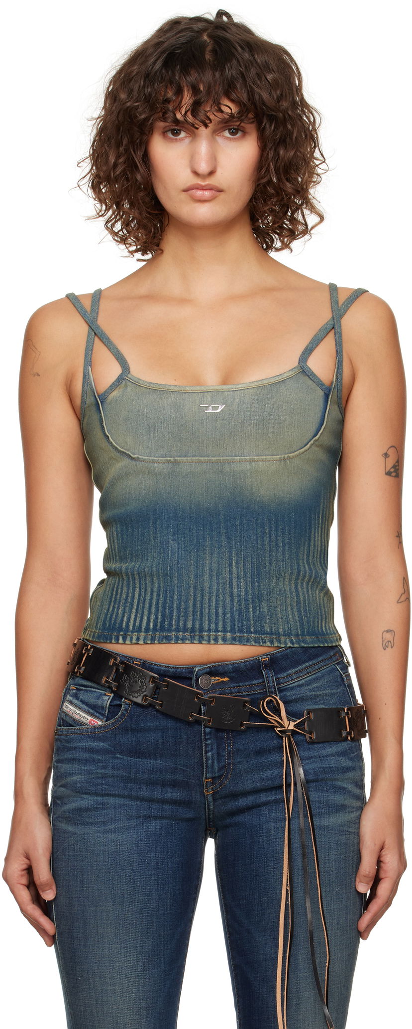 Потник Diesel De-Maddy-S Tank Top Синьо | A14101 09K08