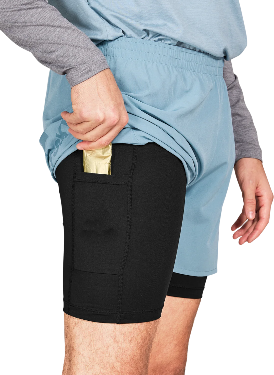 Къси панталони Saysky Saysky 2 in 1 Pace Shorts Синьо | nmrsh20c214, 1