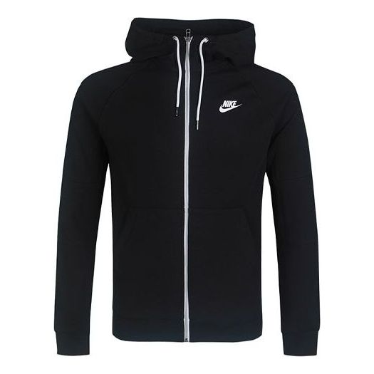 Суитчър Nike Modern Fleece Cardigan Logo Hoodie Черно | CU4456-010, 0