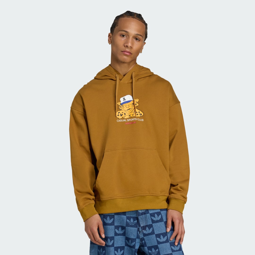 Суитчър adidas Performance Wabash Casual Hoodie Кафяво | JW0167, 0