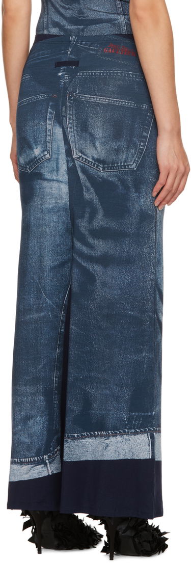 Пола Jean Paul Gaultier Gaultier Trompe L'œil Maxi Skirt Синьо | 23/15-F-JU055-J530-5950, 2