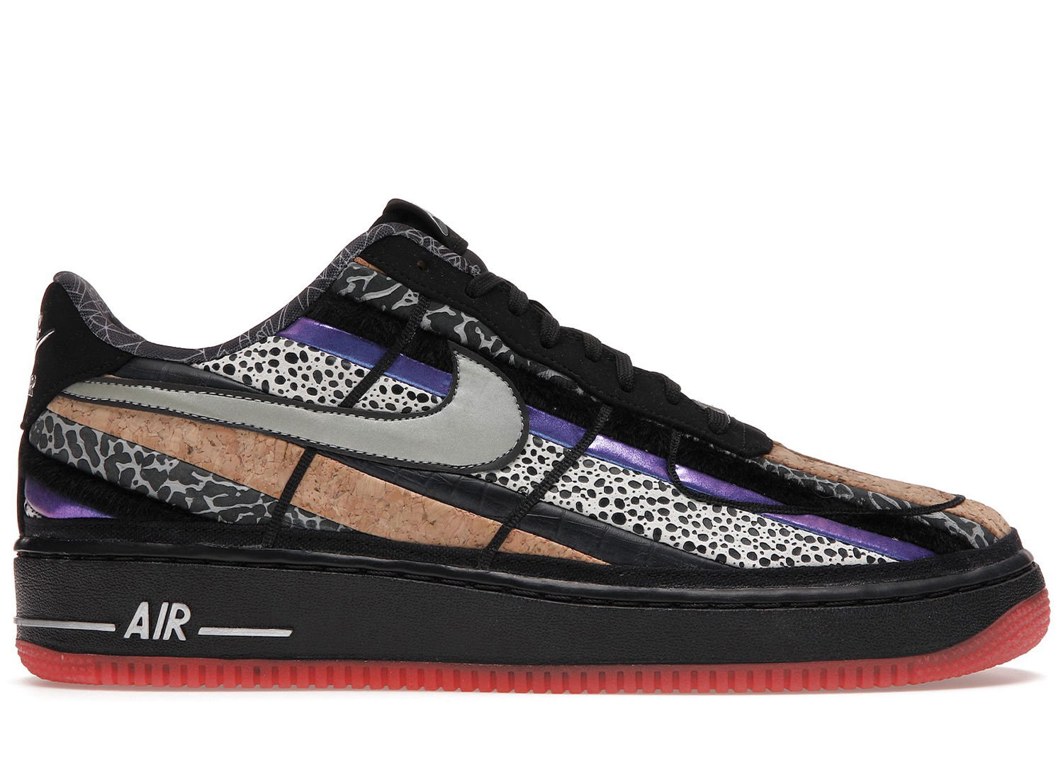 Кецове и обувки Nike Air Force 1 Low NOLA Gumbo League Crescent City Черно | 573974-003, 0