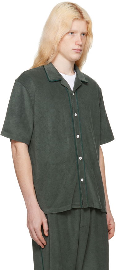 Риза rag & bone Rag & Bone Avery Resort Shirt Зелено | MBC23HT014ZM14, 1
