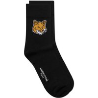 Чорапи MAISON KITSUNÉ Fox Head Socks Черно | LM06407KT0010-P199, 1