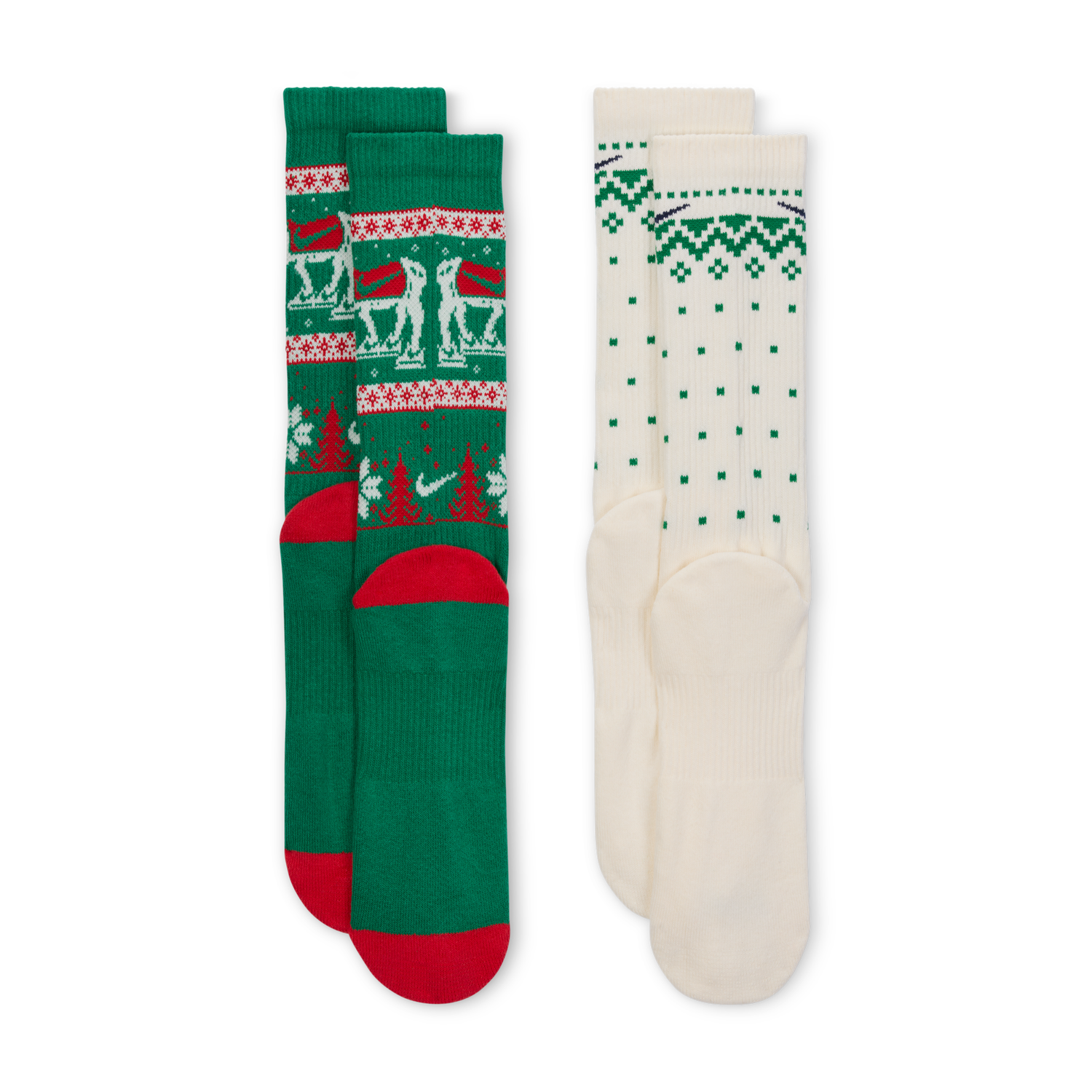 Чорапи Nike Christmas Reindeer Pattern Ed Pls Csh Crew Socks Многоцветен | HV6939-901, 1