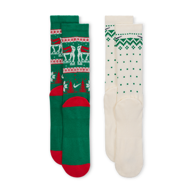 Чорапи Nike Christmas Reindeer Pattern Ed Pls Csh Crew Socks Многоцветен | HV6939-901, 1