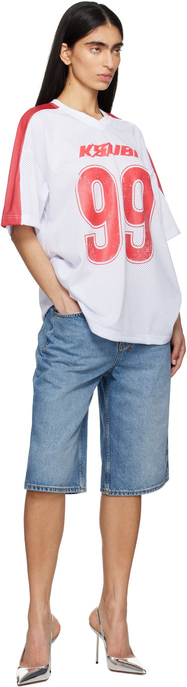 Фланелка Ksubi Ksubi Stinger Moto Boyfriend T-Shirt Бяло | WSP25TE012, 3