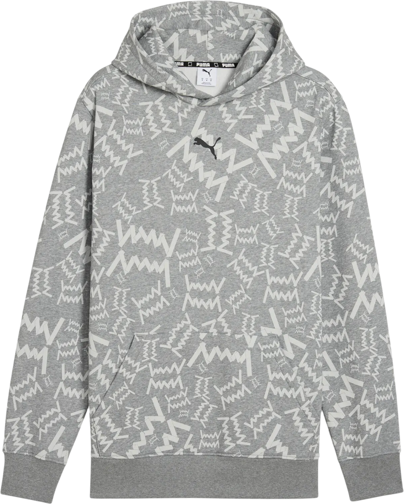 Суитчър Puma Teamjaws Post Game Hoodie Сиво | 689536-03