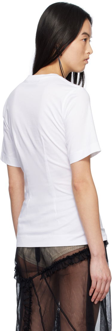 Тениска Simone Rocha Simone Rocha Balconette Bust Detail T-Shirt Бяло | 5323 0553, 2