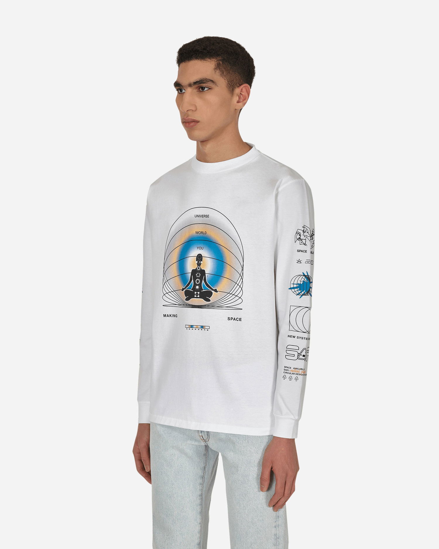 Тениска Space Available Oneness T-Shirt Бяло | SA-OT002-WHT WHITE, 1