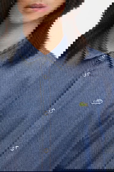 Риза Lacoste Lacoste Denim Shirt, Regular Fit Синьо | CH9084, 3