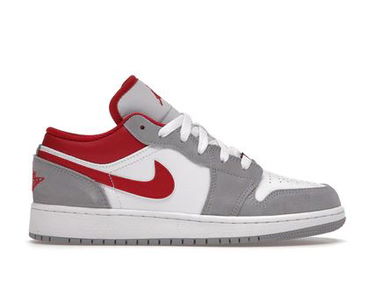 Кецове и обувки Jordan Jordan 1 Low SE "Light Smoke Grey/Gym Red" GS Сиво | DM0589-016, 0