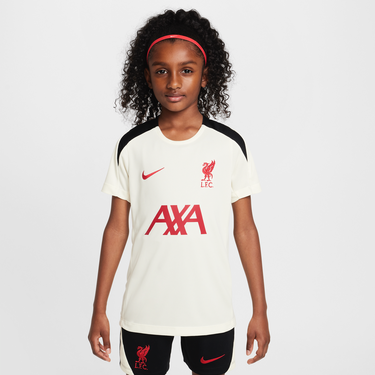 Фланелка Nike Liverpool FC Strike Special Edition Dri-FIT Short Sleeve Knit Soccer Jersey Big Kids Бяло | HJ3401-114, 1