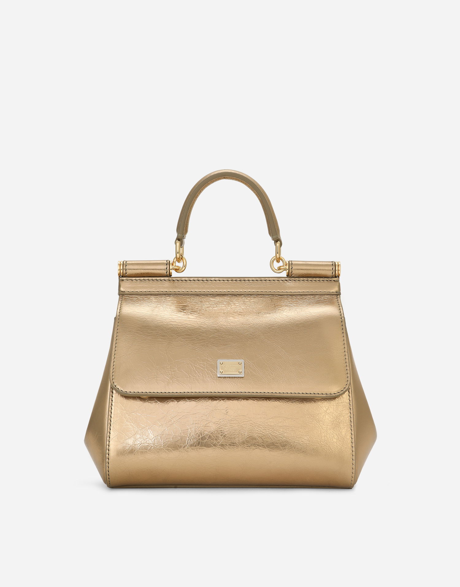 Дамска чанта Dolce & Gabbana Dolce & Gabbana Sicily Medium Handbag Металик | BB6003AO8558H945, 0