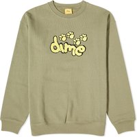 Пуловер Dime Pawz Chenille Crewneck Зелено | DIME23D2F14GRN, 1